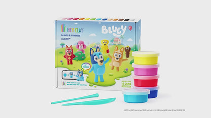 Massas de Modelar - Bluey & Friends | HEY CLAY