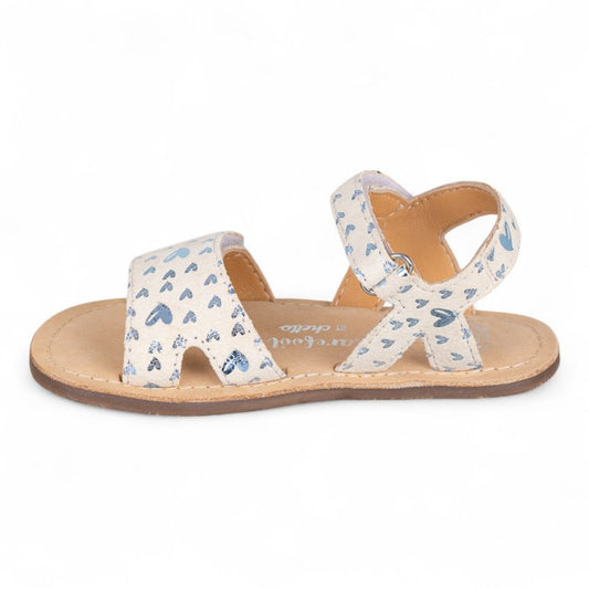 Sandália de Pele Corações | Chetto