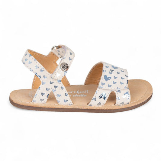 Sandália de Pele Corações | Chetto