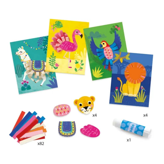 Pequenos Loops - Atividade de Colagem | Djeco