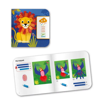 Pequenos Loops - Atividade de Colagem | Djeco