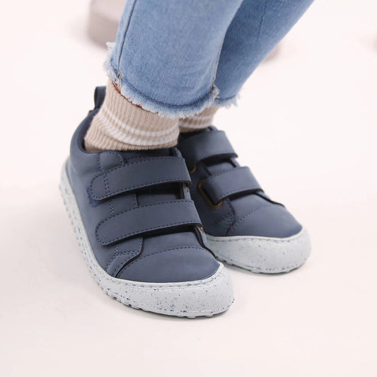 Ténis Moraira Rocker AW25 - Azul Denim | Microfibra Nobuck