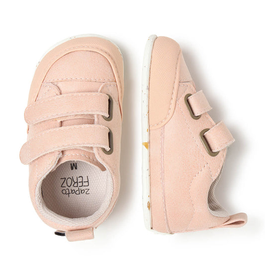 Ténis Moraira Feroz AW25 - Rosa Claro | Microfibra Camurça