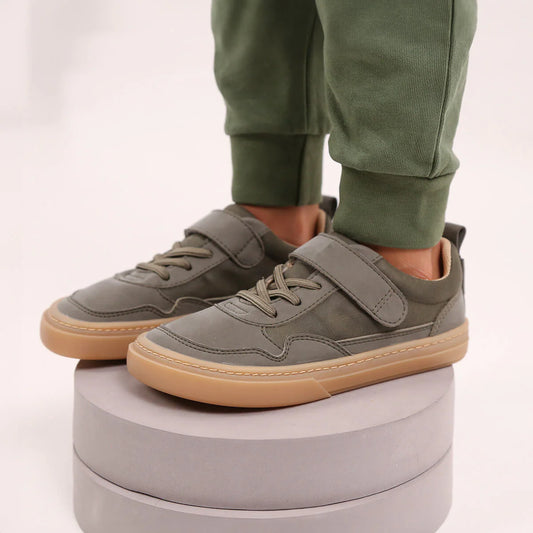 Ténis Faura Rocker AW25 - Kaki | Microfibra Nobuck