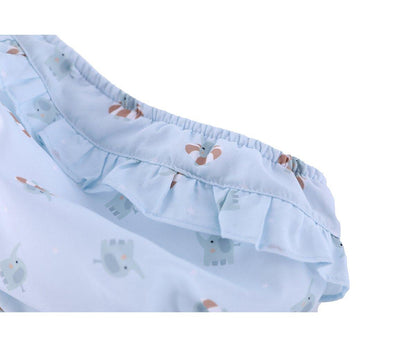 Cueca-Fralda Praia com Folhos - Baby Elephant.