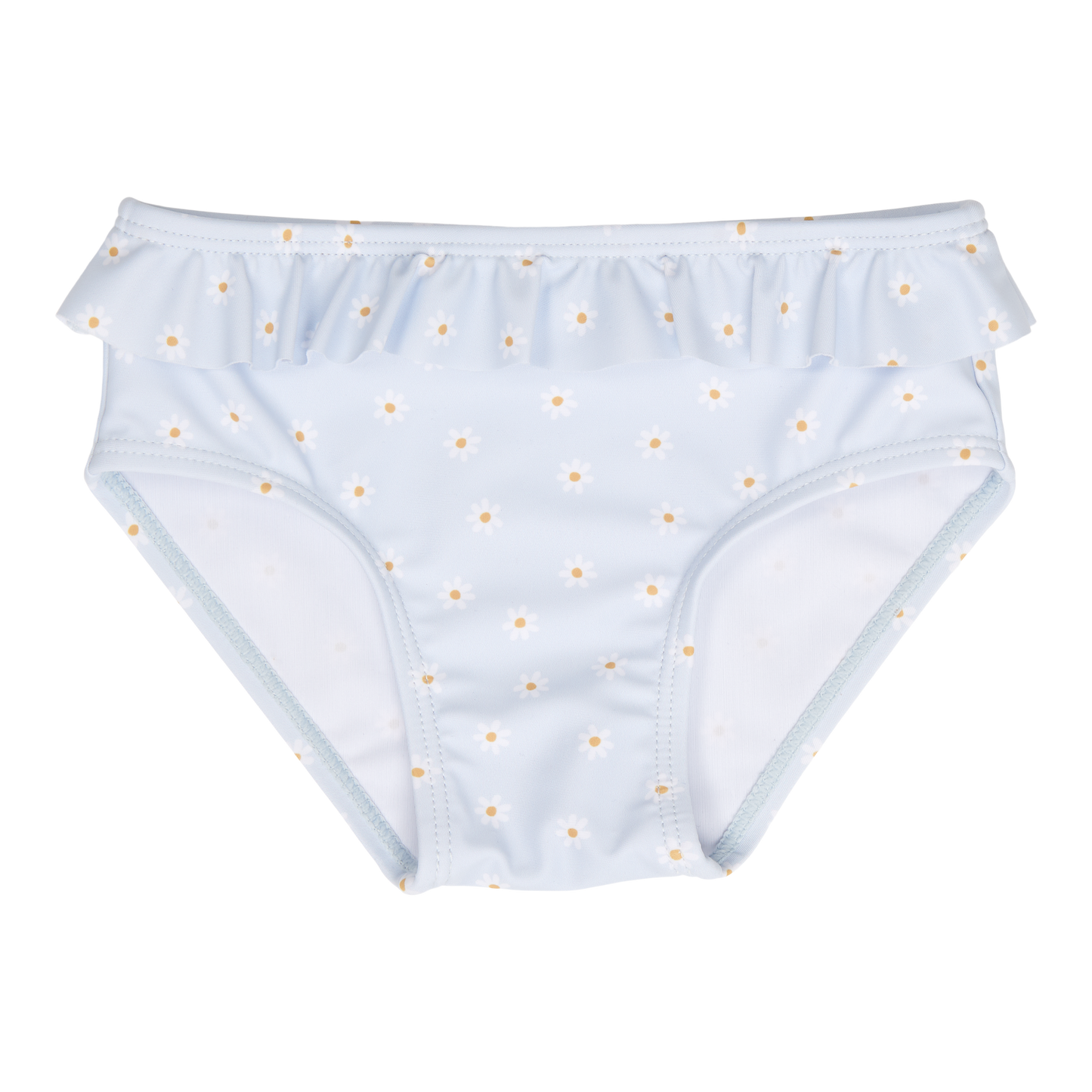 Cuecas de Banho com Folhos - Daisies Blue.