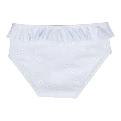 Cuecas de Banho com Folhos - Daisies Blue.