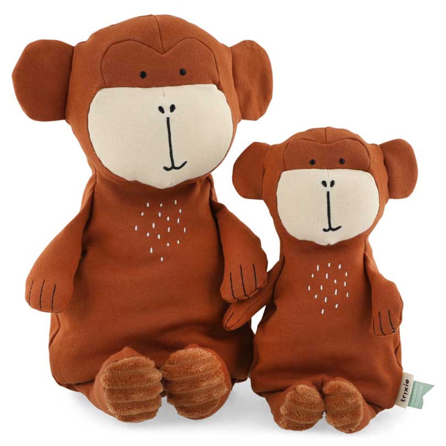 Peluche - Trixie - Mr. Monkey.